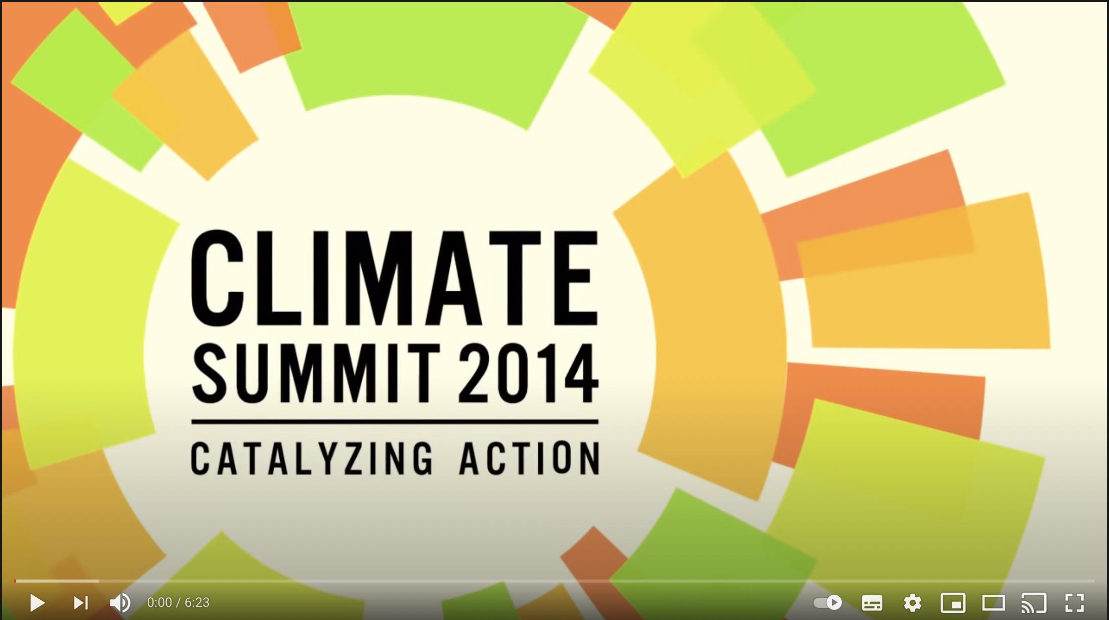 CLIMATE SUMMIT 2014